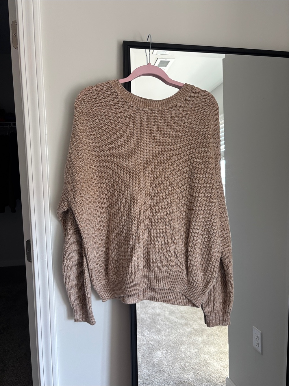 Sonoma Women's Crewneck Sweater - Light Brown